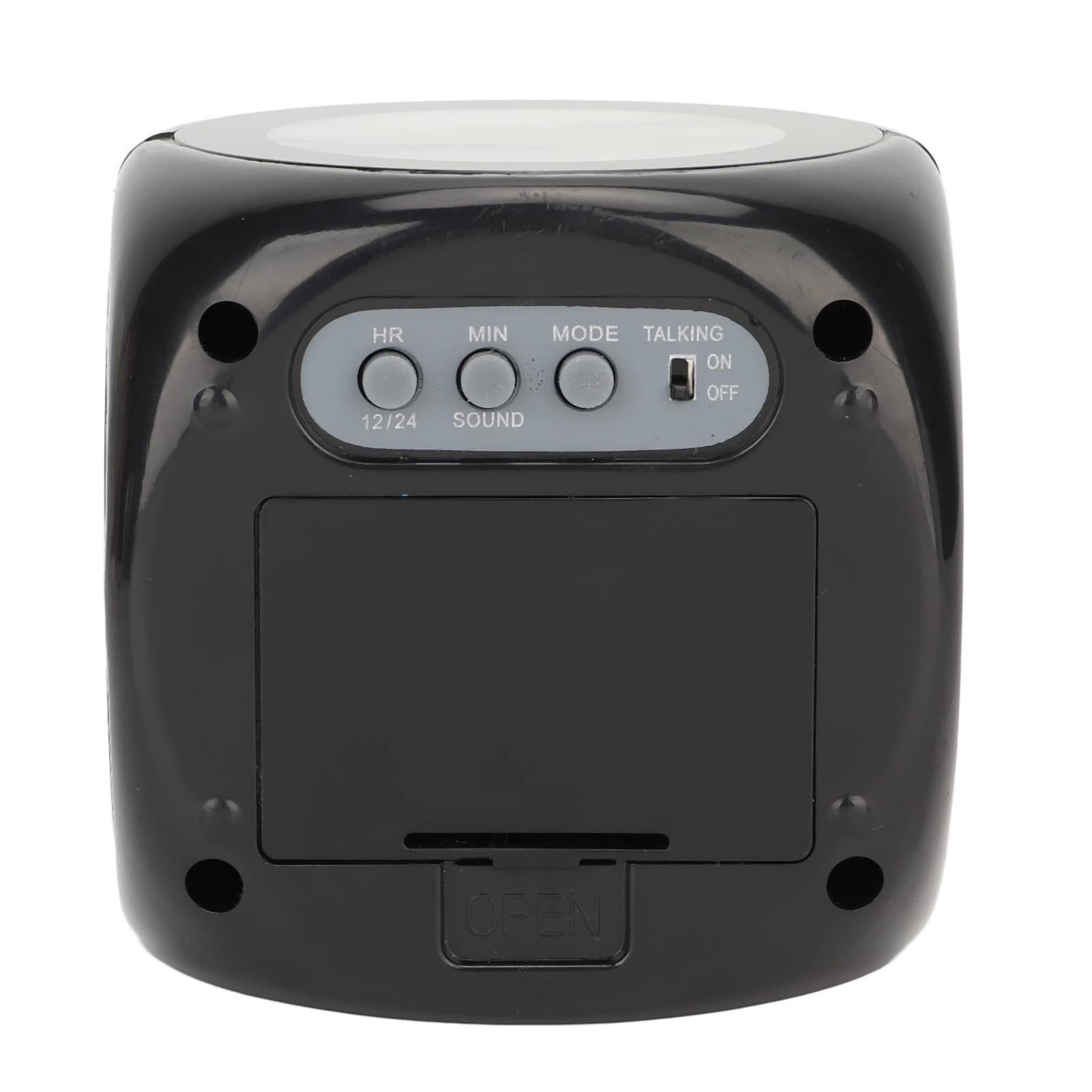 Zegar Projekcyjny Budzik Projekcyjny do Sypialni Cyfrowy Wyświetlacz LED Budzik Projekcyjny Mini Voice Timing Zegar Cyfrowy Projektor z Kablem USB Czarny do Sypialni