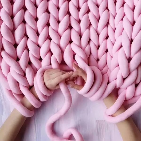 Chunky Cotton Yarn for Arm Knitting Crochet Super Saver Jumbo Giant Bulky Premier Yarn for Making Pets House Blanket by Moon Waves - Used condition - Image 4