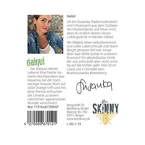 BeeSkinny daiqui, High Class Ready to serve Cocktail, 16% vol. Alcohol, low calorie, vegan - Image 6