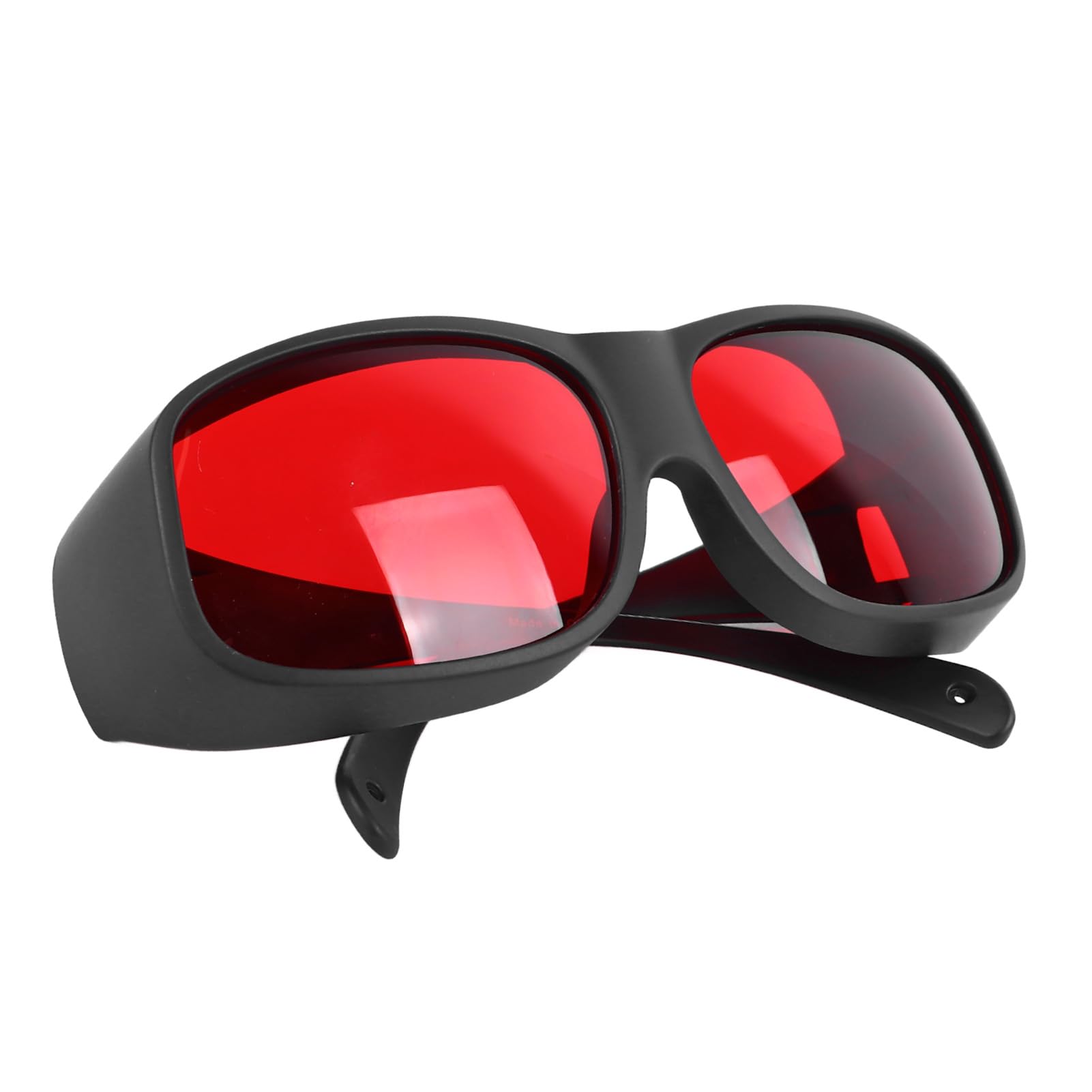 Gafas Protectoras Láser Lentes Rojas Duraderas de Alta Transmitancia para Investigación Biológica y Laboratorios Médicos