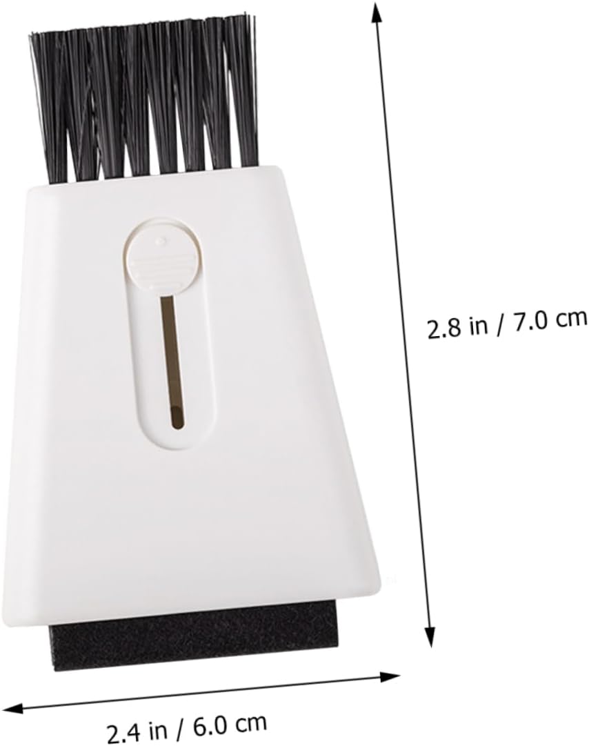 Multi-Purpose Double-Head Cleaning Brush for Window Tracks Keyboards and Narrow Gaps Durable and Material for Efficient Dust Removal