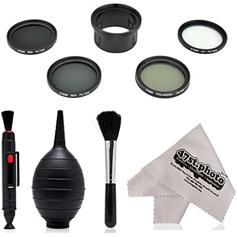 Super HD Filter Kit (CP, UV, ND4, ND8) with Lens Pen, Blower, Dust Brush and Microfiber Cleaning Cloth for DJI Phantom 3 Quadcopter Cover