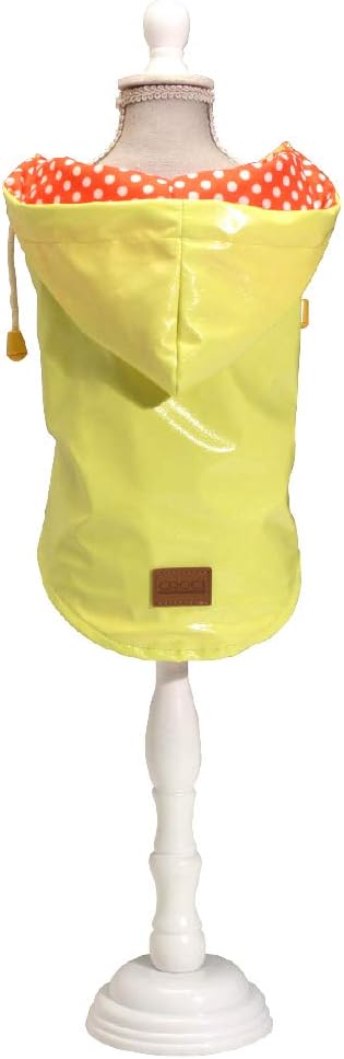 Croci C7274472 Raincoat Raindrop Lemon 30 cm, 30 CM (Pack of 1)