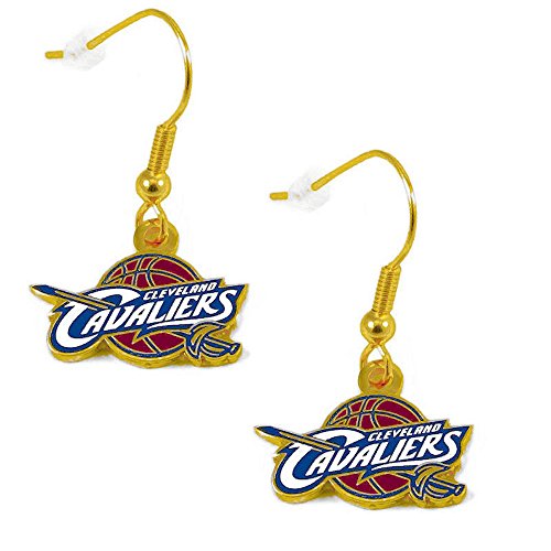aminco NBA Cleveland Cavaliers Logo Dangle Earrings Charm Gift Set
