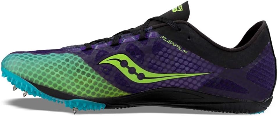 Amazon | Saucony Men's Endorphin Track Shoe, Purple/Citron/Black