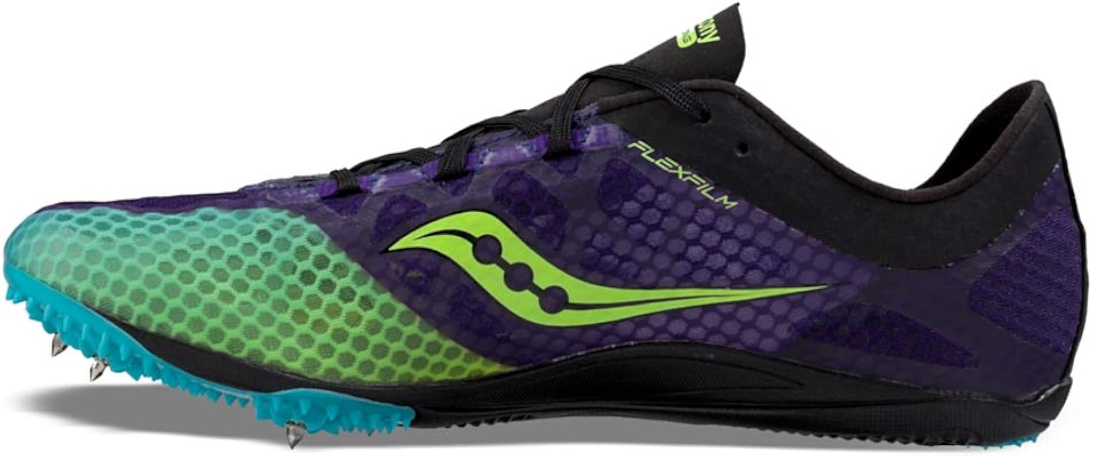Amazon | Saucony Men's Endorphin Track Shoe, Purple/Citron/Black
