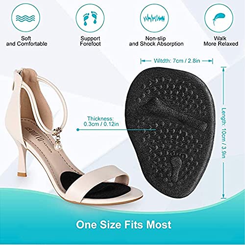 Heel Grips Liner Cushions Inserts For Loose Shoes Heel Pads And Metatarsal Pads For Shoes Too Big Women Men Prevent Heel Pain Blisters (Beige+Black) #TOP2