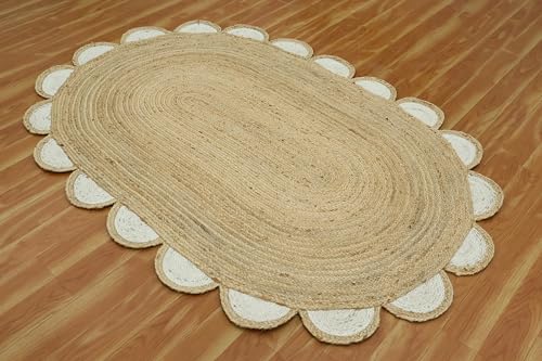 Tapis ovale tressé main pour protéger le sol de la cuisine - 5