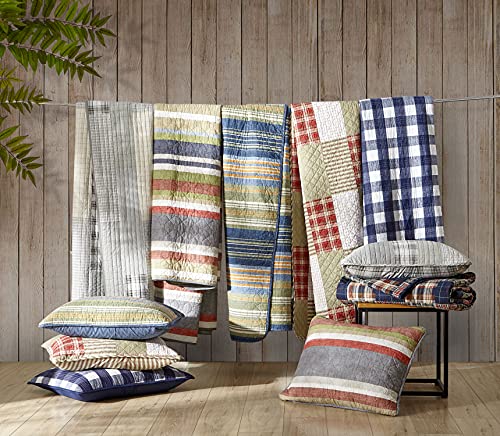 Eddie Bauer - Twin Quilt Set, Reversible Cotton Bedding With Matching Sham, Lightweight Home Decor For All Seasons (Hawthorne Brown, Twin) #TOP6