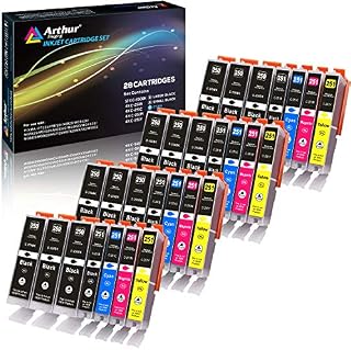 Arthur Imaging Compatible Ink Cartridge Replacement for Canon Pgi-250Xl CLI-251XL for Use