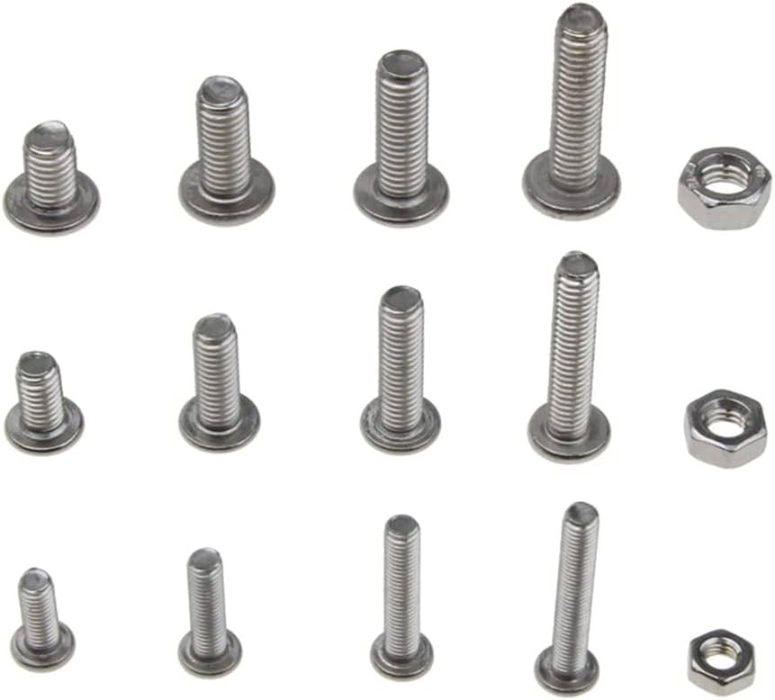 440pcs Nuts & Bolts Screws Kit Set Stainless Steel Assortment M 3 M 4 M 5 Kit Portable