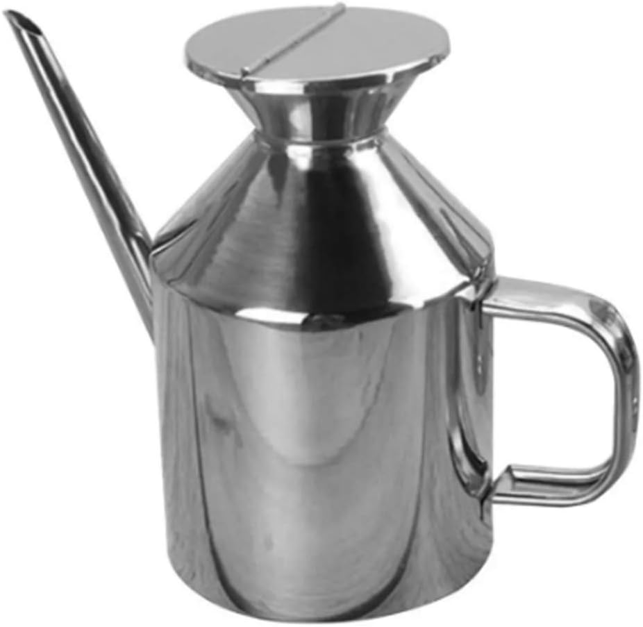 375/625ml Stainless Steel Kitchen Oil Sauce Pot Container Bottle Can Dispenser(375ML)