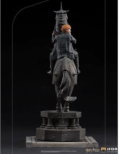 Miniatura 10 de Iron Studios - Harry Potter - Escala de arte de lujo 1/10 - Ron Weasley en la estatua de ajedrez del mago