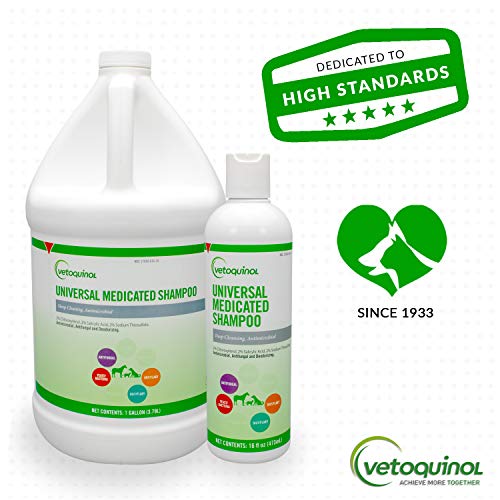 Vetoquinol Universal Medicated Shampoo For Dogs, Cats And Horses, 128Oz #TOP6