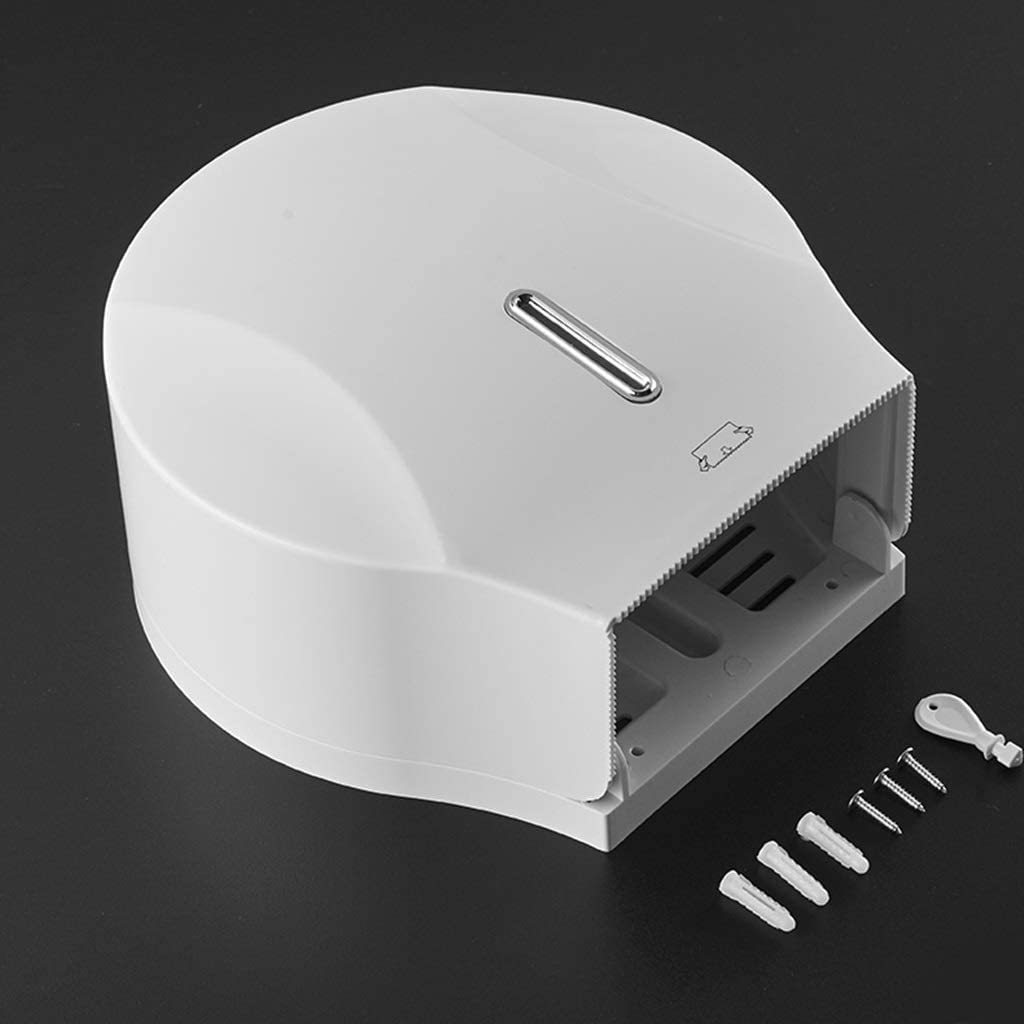 BKEKM Dispenser Salviette Dispenser di Asciugamani di Carta a Parete Dispenser di Asciugamani di Carta Impermeabile Porta Asciugamani di Carta Commerciale di Grande capacità Moda