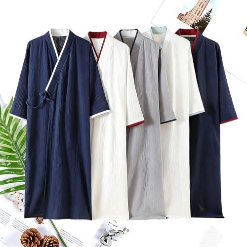 Kimono largo de hombre para estar en casa y vacaciones de verano 2