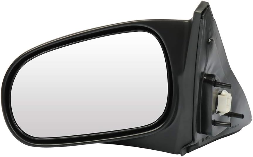 SCITOO Driver Left Side Mirror Flat Side View Mirror Fits for 1996-2000 For Honda Civic Power Control Non-Folding 76250S02A25 HO1320102