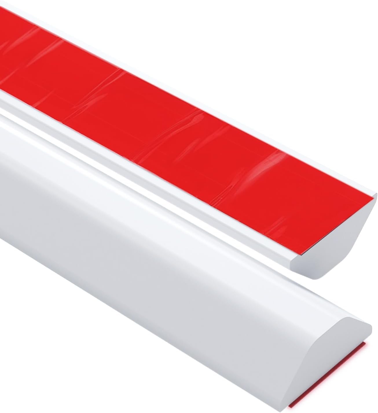 Striscia protettiva per doccia autoadesiva, in silicone, per pavimento e cucina, colore: bianco, 205 cm