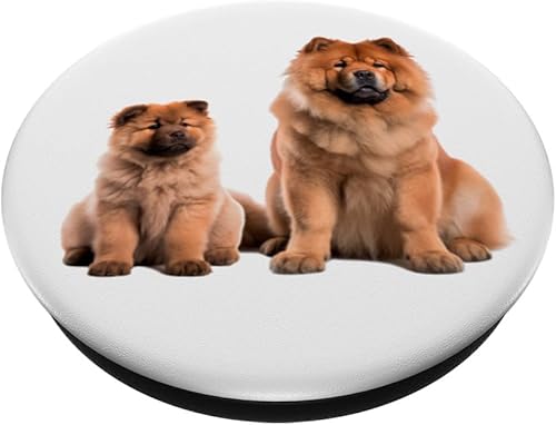 Miniatura 2 de Cute Chow Chow Dogs PopSockets Standard PopGrip