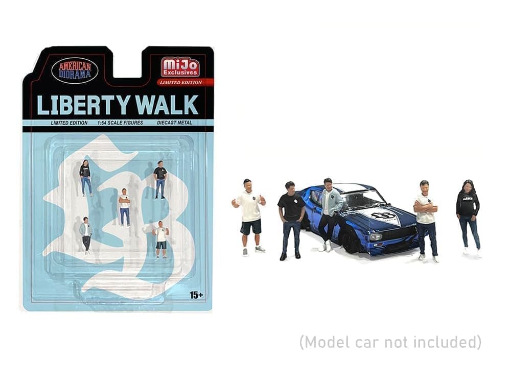 Amazon.com: Liberty Walk Team 5 Piece Diecast Figure Set (5