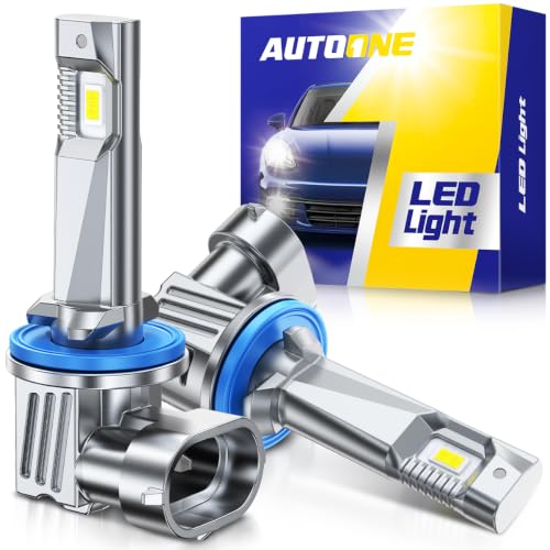 Image of AUTOONE 880 Led Bulbs, 700% Brighter 880 893 899 885 Fog Bulbs | 6500K Cool White Upgraded Fog Replacement for Cars, Plug and Play (Pack of 2)