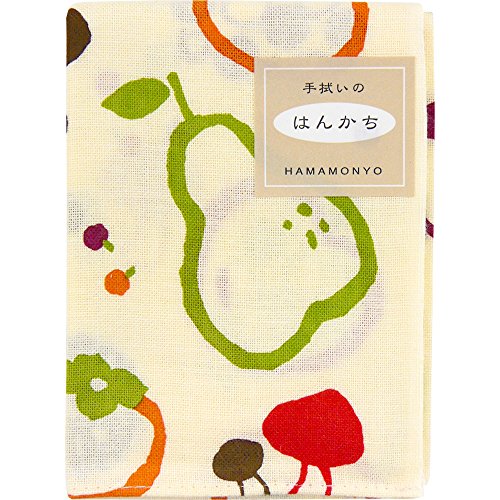 [濱文様] てぬぐいのはんかち 採れたての秋のサムネイル