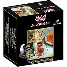 Sadaf Special Black Tea Bags - Pure Ceylon Black Tea - Product harvested in Sry Lanka - Kosher - 50 Bags