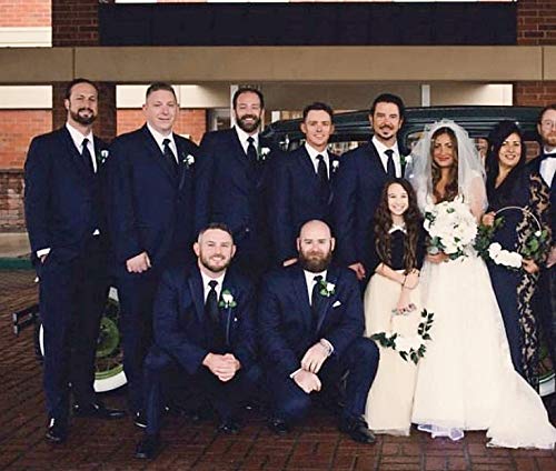 Angel Isabella Set of 5 Ivory Rosebud Boutonnieres with Pin for Prom, Party, Wedding