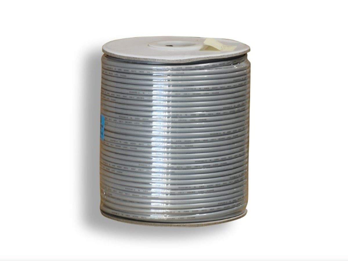 4-conductor 28awg silver stranded bulk phone cable