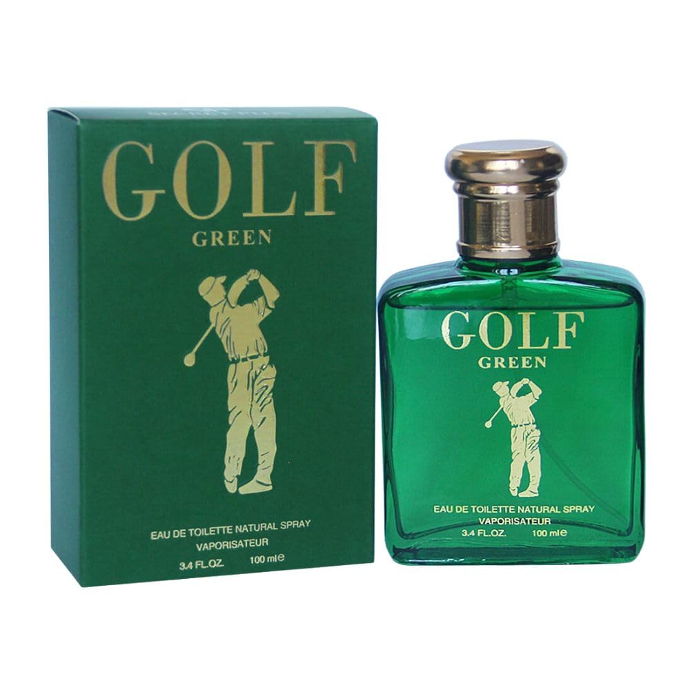 Golf Green Eau de Toilette for Men – 3.4 fl oz | Fresh & Energetic Cologne