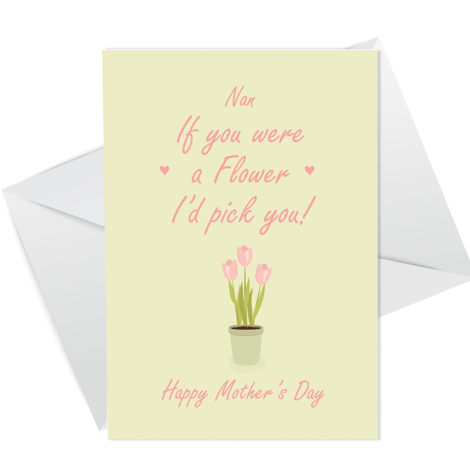 Cute Mothers Day Card For Nan Handmade Novelty Card For Grandparents