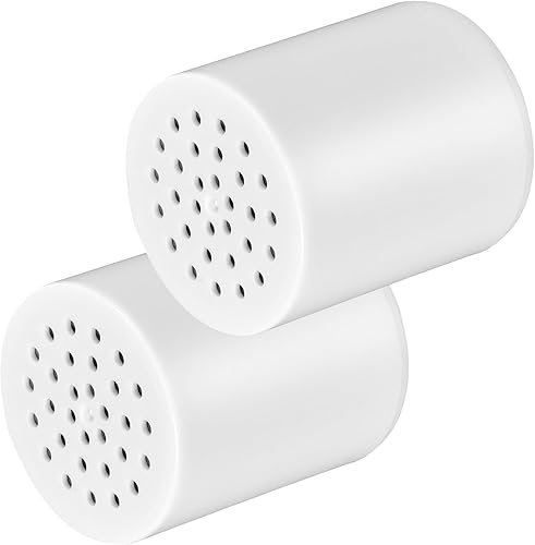 Cartucho de repuesto de filtro de ducha de 20 etapas, cartucho de filtro de cabezal de ducha para agua dura, cloro, metales pesados, suavizante de