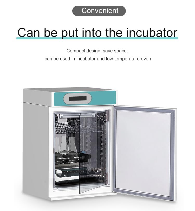 Orbital Shaker Laboratory Orbital Shaker with Speed Range 40 to 200rpm Max Load 5kg Plate Size 320 * 320mm Circular Swing Orbit Diameter 20mm Max Load 5kg Timing Function