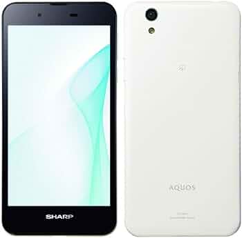Amazon | (nano/SIMフリー)SH-M04-A(W) White AQUOS | Sharp