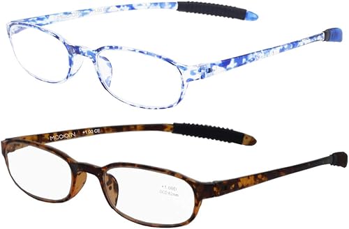 Miniatura 4 de Lentes de lectura ligeros, lectores flexibles (plástico memoria), lectura irrompible para hombres y mujeres