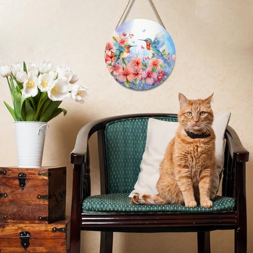 Spring-Summer-Hummingbird-Birds-Front-Door-Sign-Farmhouse-Spring-Flowers-Door-Hanger-12×12-Seasonal-Summer-Wooden-Wreath-for-Outdoor-Outside-Porch-Welcome-Wall-Hanging-Decoration-for-Home Spring Summer Hummingbird Birds Front Door Sign Farmhouse Spring Flowers Door Hanger 12×12 Seasonal Summer Wooden Wreath for Outdoor Outside Porch Welcome Wall Hanging Decoration for Home