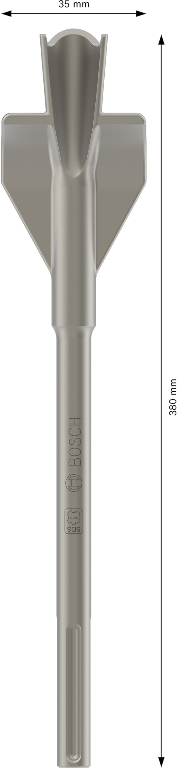 Bosch 2 608 690 000 - Cincel de aletas SDS-max - 380 x 35 mm (pack de 1)