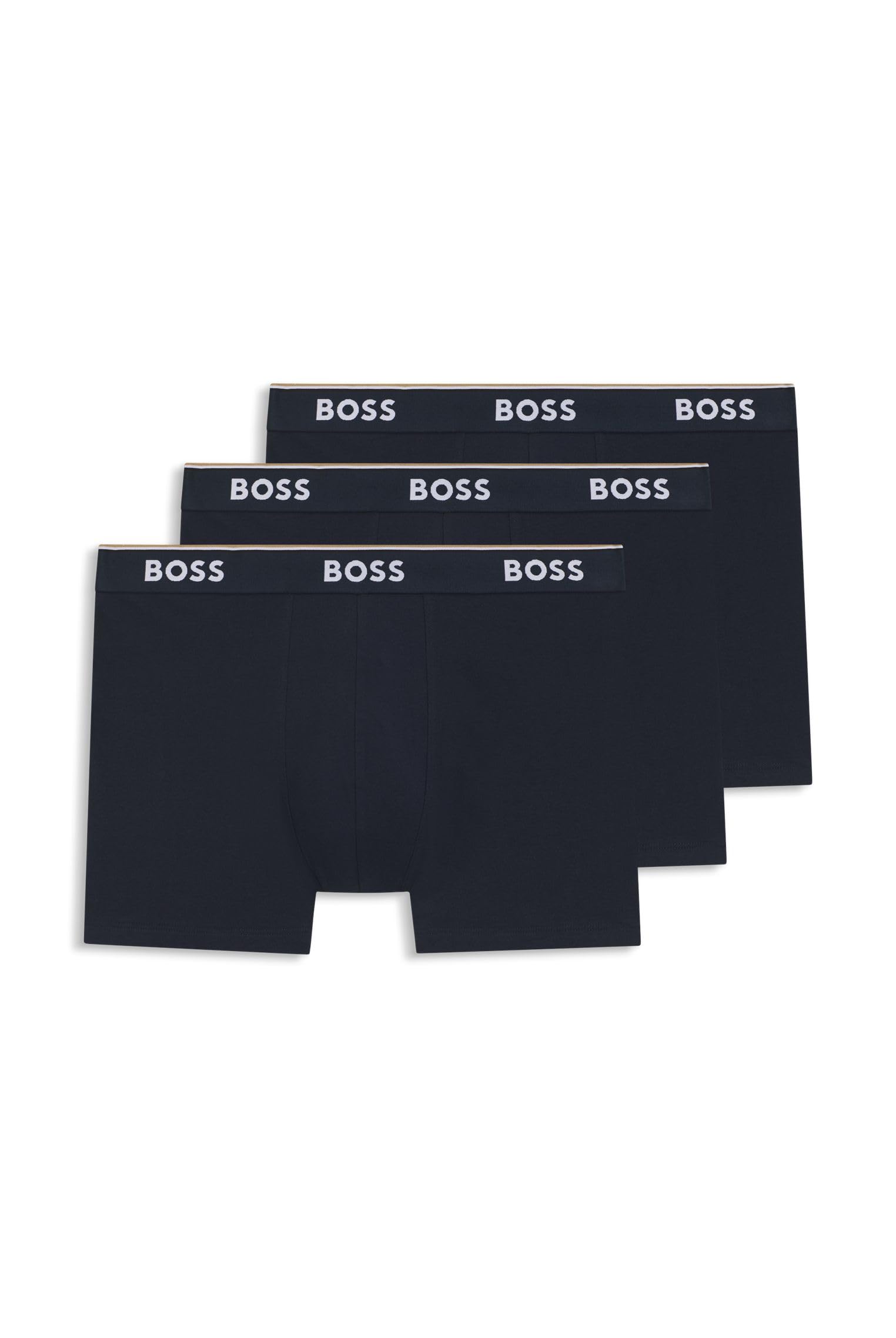 BOSS Men's Boxer Brief 3p Co/El Boxer Shorts (pack of 3)