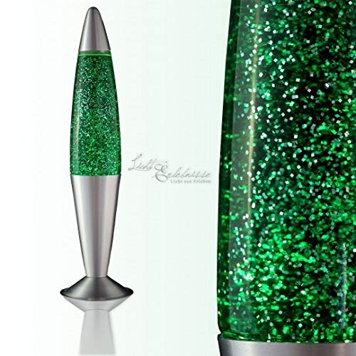 Licht-Erlebnisse Beau Vert Glitter Lampe à Lave Lampe dans RA1/5/719 Magma Lampe Glitter