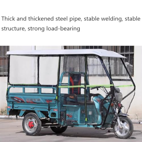 Protection pour tricycle électrique pour ne plus subir les trajets sous la pluie