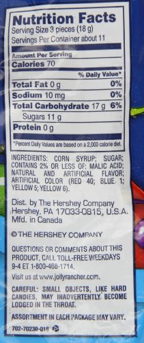 Image of JOLLY RANCHER Hard Candy, Original Flavors 198Gram