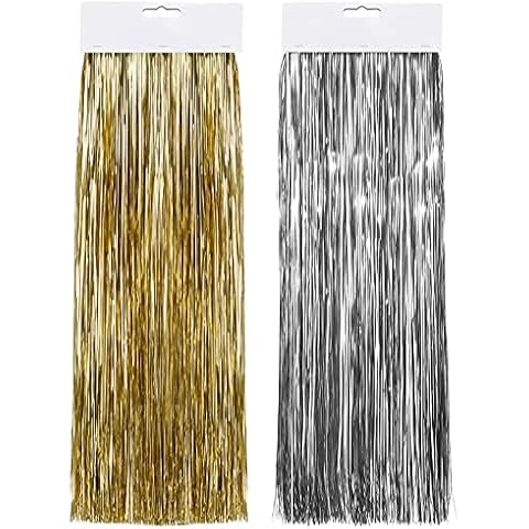 2500 Stränge Weihnachtsbaum Dekorationen Lametta Girlande Irisierende Lametta Folie Fransen Eiszapfen Cover