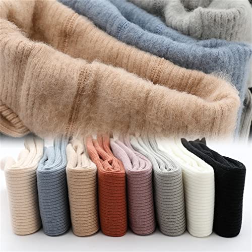 Toddler Baby Tights Knitted Fleece Pantyhose Full Length Footed Leggings Stockings Kids Solid Stretchy Basic Pantihose2