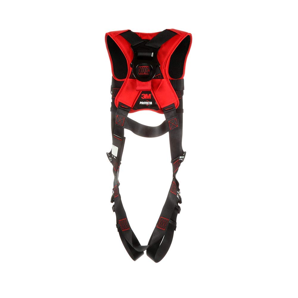 3M Protecta Comfort Vest-Style Climbing Harness 1161406, Black, X-Large, 1 Ea/Case
