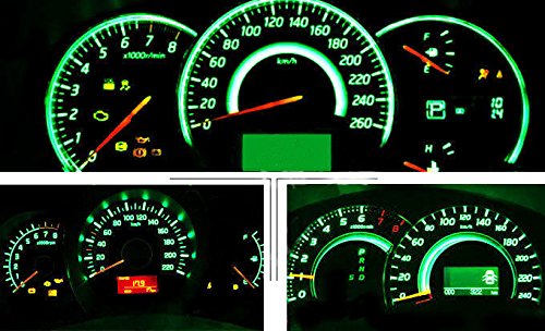 Britelites 10x T10 8-SMD Verde Luces LED para Auto miniatura 4