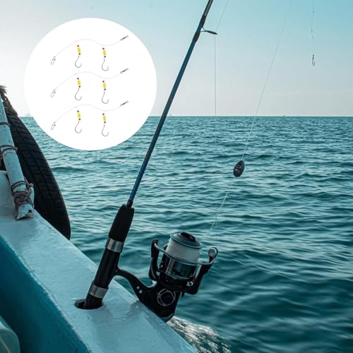 Set de 3 líderes de pesca de alta resistencia para agua salada miniatura 3