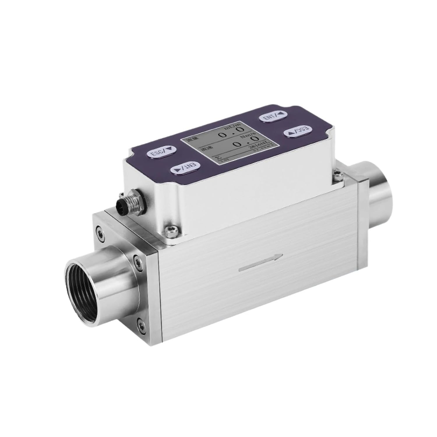 Thermal Mass Gas Flow Meter RS485 Digital Sensor(Air 3-300L-min)