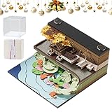Cadeau émouvant : avec son design d'assemblage DIY et ses accents sur le thème de Noël, le carnet 3D offre une expérience créative pratique, servant à la fois de beau souvenir et de cadeau de vacances attentionné pour vos amis et votre famille