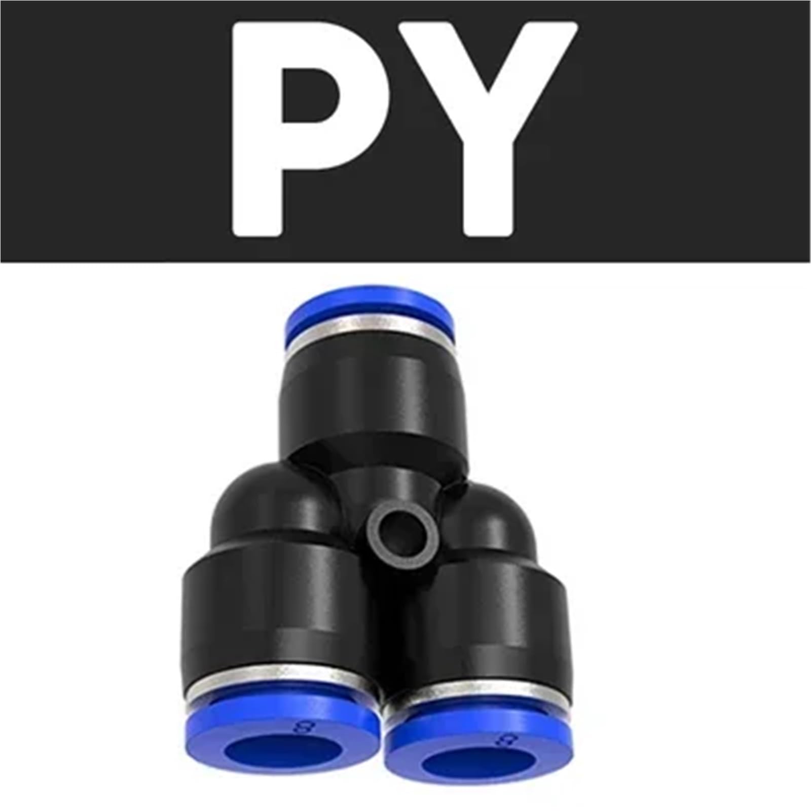 Conectores de tubería de poliuretano PY PK PE PV SA Conector de liberación rápida Tubo de aire de 14 mm Empuje en manguera 1 pieza (PY)
