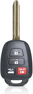 Key Fob Remote Replacement Fits for Toyota Corolla 2014 2015 2016 2017 2018 2019/Camry 2014-2017/Tacoma 2016-2018 HYQ12BDM Keyless Entry Remote Control HYQ12BEL 89070-02880 H Chip(Pack of 1)